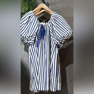 New with tags Blue and White Striped Dress